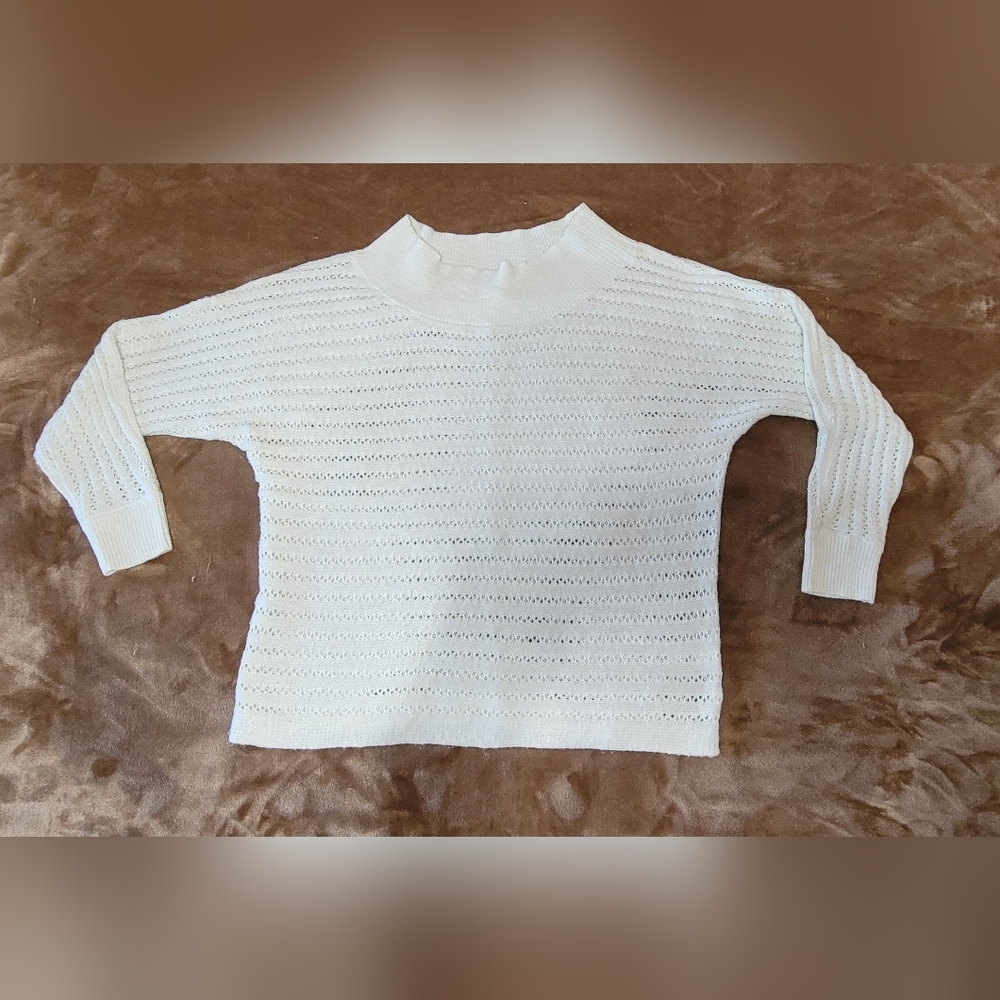 Elegant Cream Knit Sweater